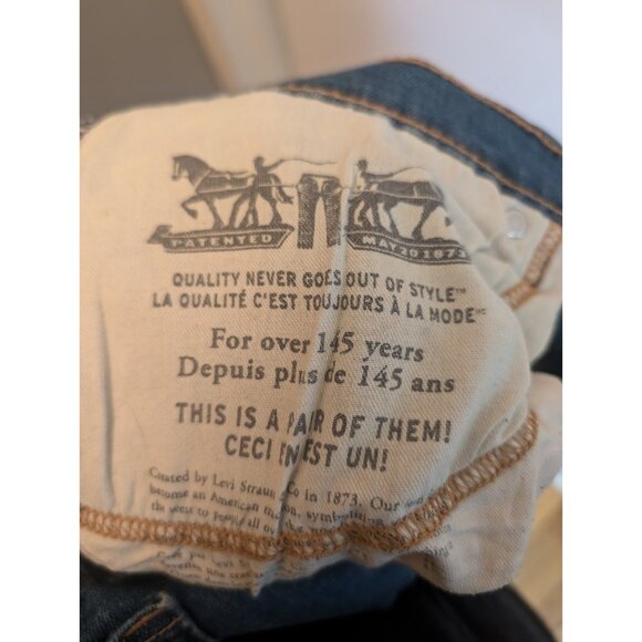 Levi's Men's 511 Slim Fit Jeans, Dark Blue, W 36 x L 32. VGC - Picture 8 of 9